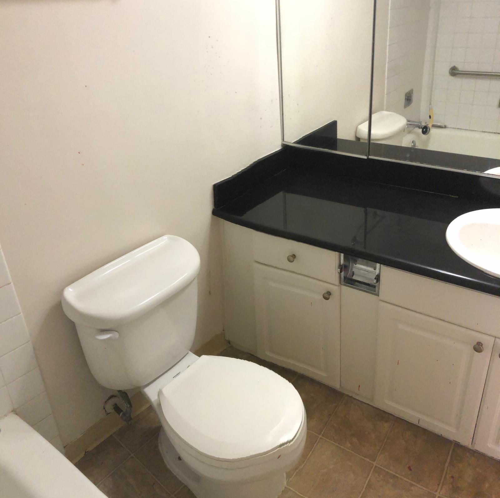 Clean bathroom after professional eco cleaning Bay Area