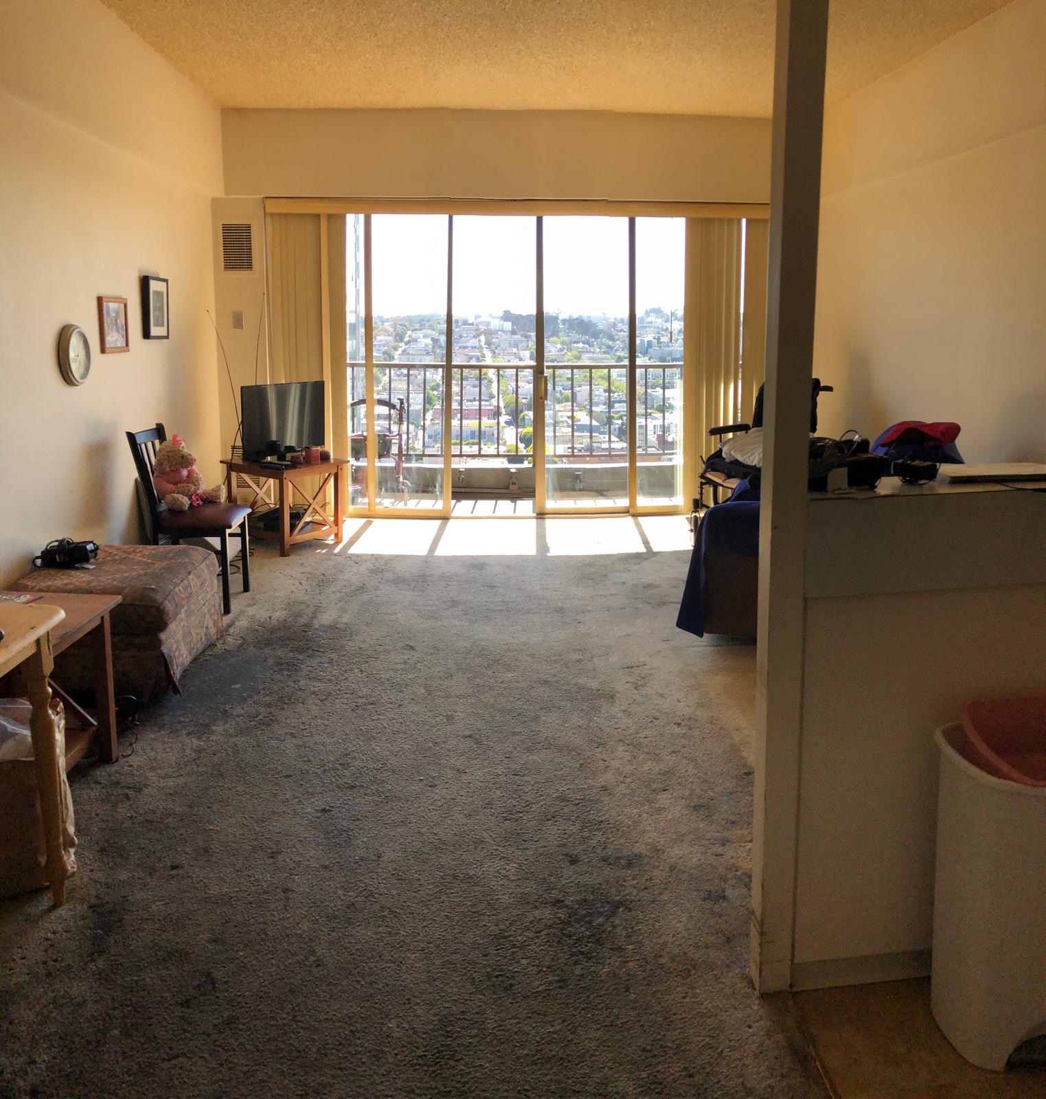 Clean living room professional cleaning San Francisco